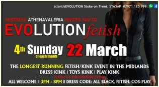 Swingers Club Stoke Fetish Club Stoke Greedy Girls Club Stoke BDSM Events Hot Wives Hotwives at atlantisEVOLUTION Stoke Staffordshire Midlands ST63AP 07971185999