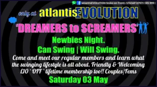 Swingers Club Stoke Fetish Club Stoke Greedy Girls Club Stoke BDSM Events Hot Wives Hotwives at atlantisEVOLUTION Stoke Staffordshire Midlands ST63AP 07971185999