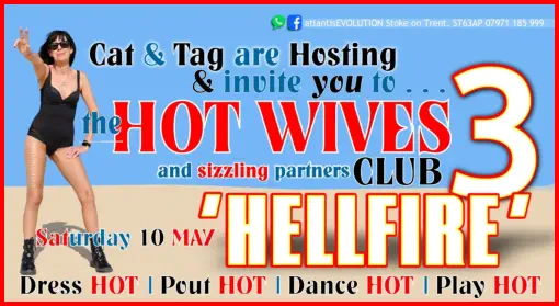 Swingers Club Stoke Fetish Club Stoke Greedy Girls Club Stoke BDSM Events Hot Wives Hotwives at atlantisEVOLUTION Stoke Staffordshire Midlands ST63AP 07971185999