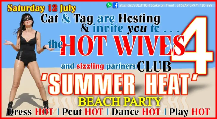 Swingers Club Stoke Fetish Club Stoke Greedy Girls Club Stoke BDSM Events Hot Wives Hotwives at atlantisEVOLUTION Stoke Staffordshire Midlands ST63AP 07971185999